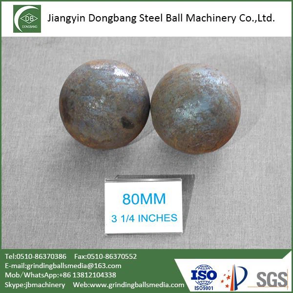 125mm Media Balls For Silver Ore Mine Mineral Processing