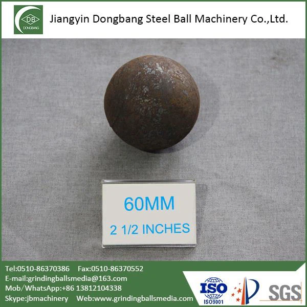 125mm Media Balls For Silver Ore Mine Mineral Processing