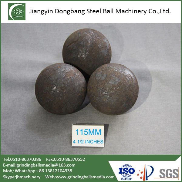 125mm Media Balls For Silver Ore Mine Mineral Processing